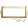 Flat Card Holder, Brass