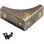 2&quot; x 3/4&quot; Corner, Antique Brass