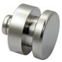 Satin Nickel  Foot/Knob for Jewelry Box, 3/4" Diameter