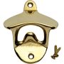 Surface-Mounted Bottle Opener, Brass