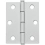 Flat Tipped Butt Hinge w/Removable Pin, 2-1/2" L x 2" W, White