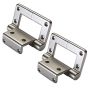 30 inch-pound Lid Stay Torsion Hinge, Satin Nickel Finish, 2 per Pack