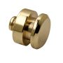 Polished Brass Foot/Knob for Jewelry Box, 1/2" Diameter