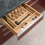 20-5/8" Wide Trimmable Cutlery Tray, Wood - Maple (4WCT-3)