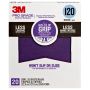 3M Pro Grade No-Slip Grip Sandpaper, 20-Pack, 120-Grit