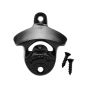 Surface-Mounted Bottle Opener, Black