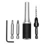 Rockler Insty-Drive Tapered Countersink Drill/Driver Bit Set for #5 Screws