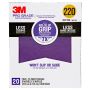 3M Pro Grade No-Slip Grip Sandpaper, 20-Pack, 220-Grit