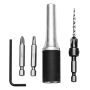 Rockler Insty-Drive Tapered Countersink Drill/Driver Bit Set for #8 Screws