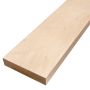 Basswood Lumber by the Piece, 5''W x 60''L x 1-1/16'' thick