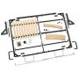 Twin-Size I-Semble Horizontal-Mount Murphy Bed Hardware Kit with Mattress Platform