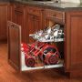 Rev-A-Shelf Two-Tier Soft-Close Pull-Out Cookware Organizer, 12''W