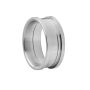 Stainless Steel 2-Piece Ring Core, 6mm Wide, Size 8