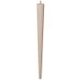 24'' Tapered Turned Leg, White Oak