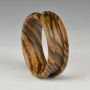 Bocote Hardwood Ring Core Blank, Size 10