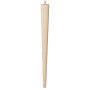 24'' Tapered Turned Leg, Hard Maple