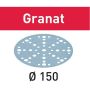 240-Grit 6'' Festool Granat D150 Abrasive Discs, 100-Pack (575168)