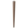 24'' Tapered Turned Leg, Walnut