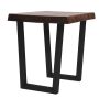 20''H V-Shaped Welded Steel Table Leg Set, Black