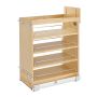 Base Cabinet Pullout Organizer with Blumotion Soft-Close - 11 in. Maple