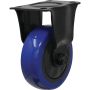 4'' Black & Blue TPU Rigid Caster