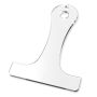 Rockler Cutting Board Handle Shape Template, Rounded Traditional