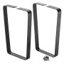 20''H I-Semble Bent Flat V-Style Steel Legs, Set of 2