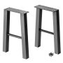 16''H I-Semble A-Style Steel Legs with Adjustable Feet, Set of 2