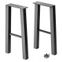 20''H I-Semble A-Style Steel Legs with Adjustable Feet, Set of 2