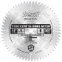 Freud LU91M010 10" x 60T Industrial Thin Kerf Sliding Compound Miter Saw Blade