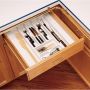 17-1/2" Wide Cutlery Tray, White (CT-3W-52)