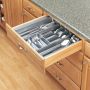21-7/8" Wide Cutlery Tray, Metallic Silver (GCT-4S-52)
