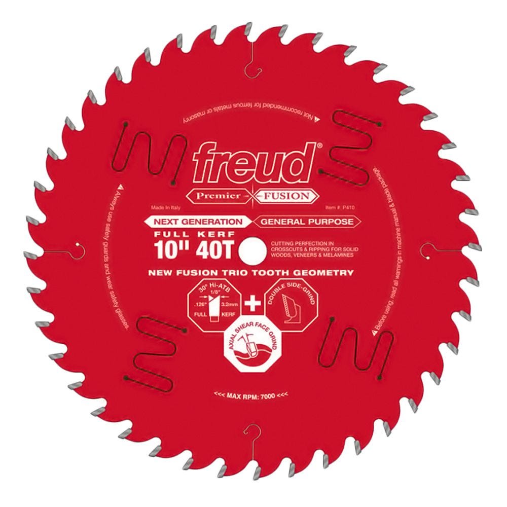 Freud® Premier Fusion Saw Blade | Rockler Woodworking and Hardware
