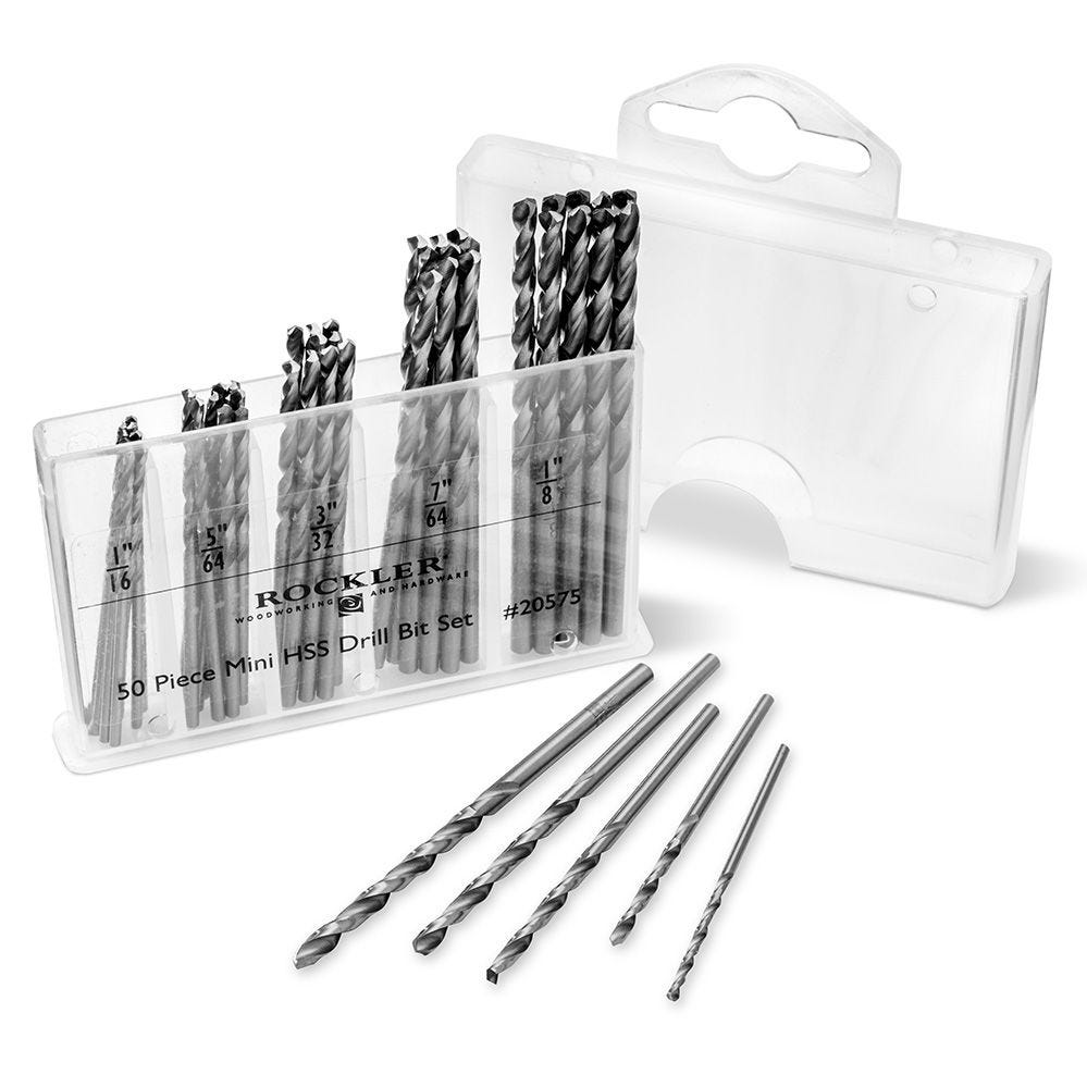 DRL-200.00 200 Pieces with Wood Stand Assortment of High-Speed Twist Drills 