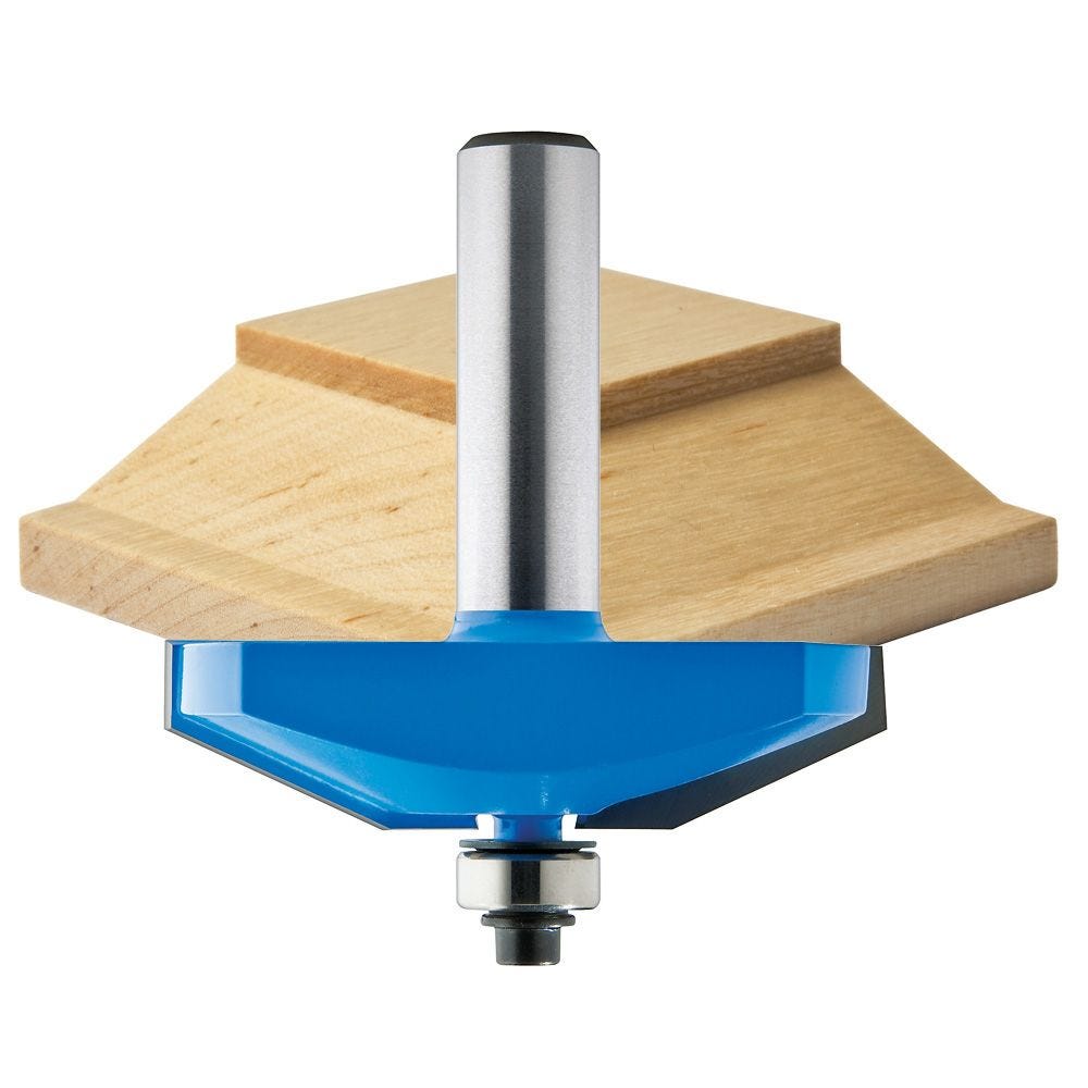 4X Bit Vertikal Raised Panel Router Bit Set 1/2 Shank Carving Cabinet Kleidersc 