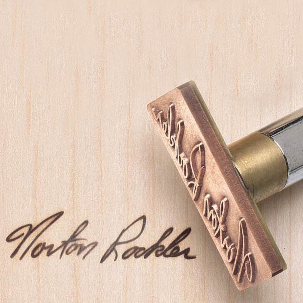 Signature Branding Iron Electrically Heated Rockler Woodworking And Hardware