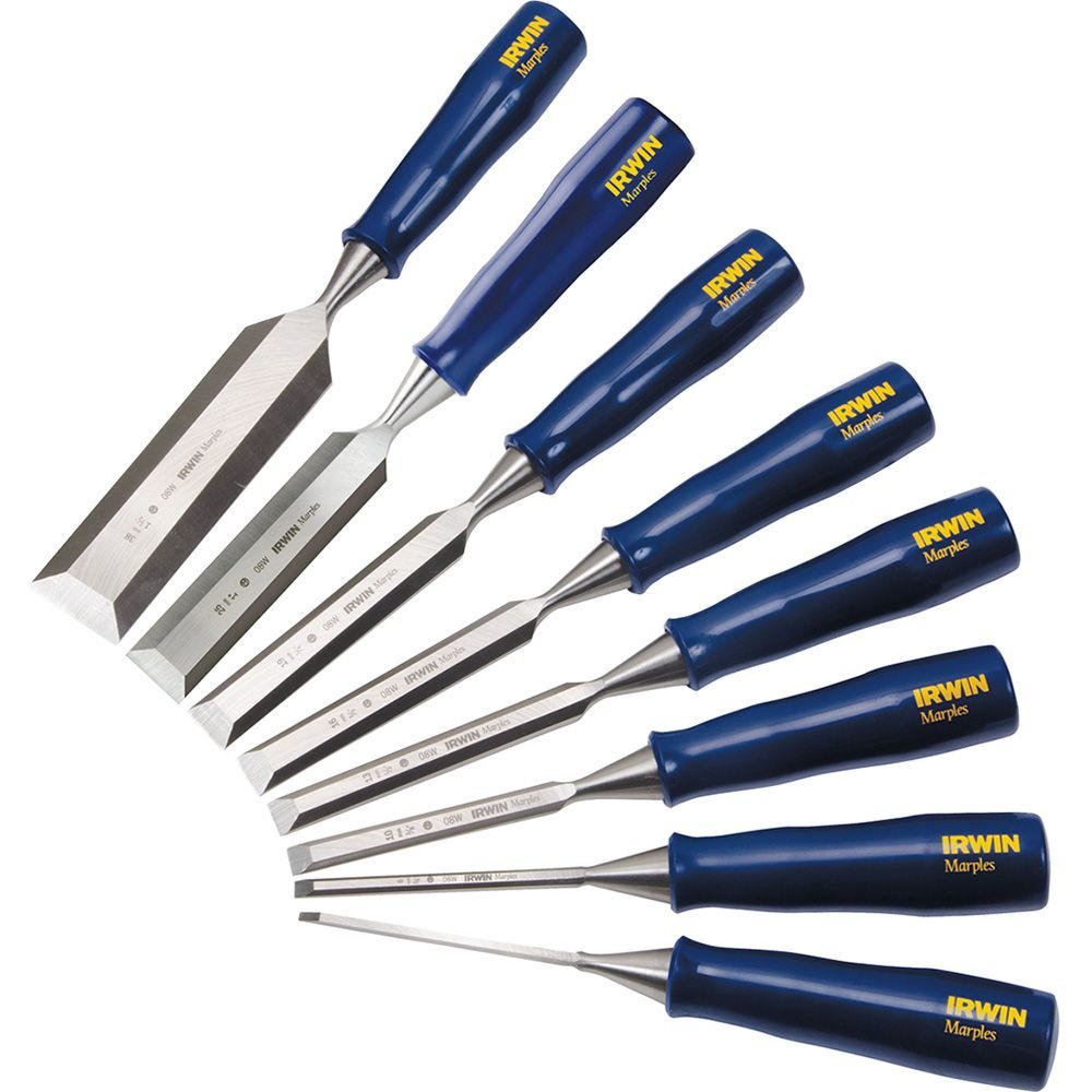 Chisels Irwin Blue Chip Chisels | Rockler Woodworking and Hardware