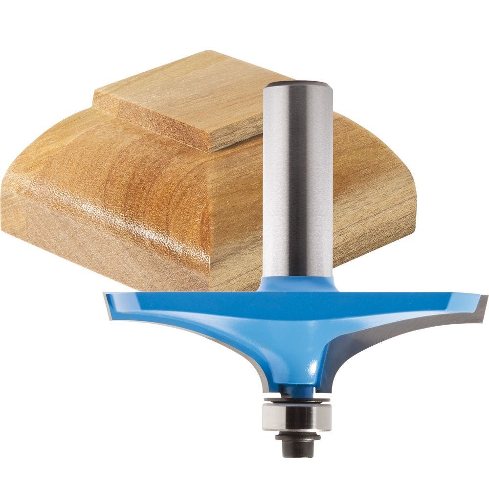 Soft Wood Efficient Hard Wood Composite Wood Board For Wood Edge Finishing High Hardness Cutting Edge Handrail Router Bit Wood Edge Router Bit 