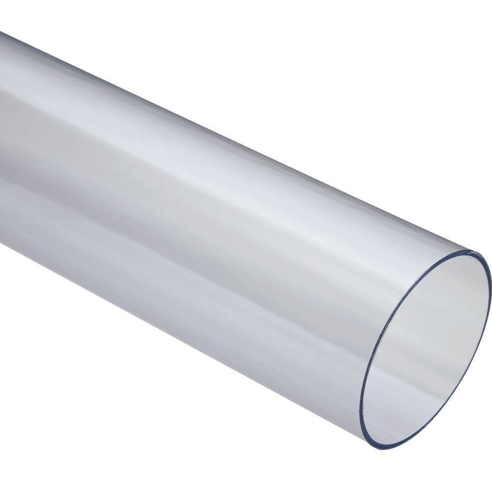 Details about   WoodRiver Dust Connection Clear Acrylic Tube for Dust Collection Network Sold S 