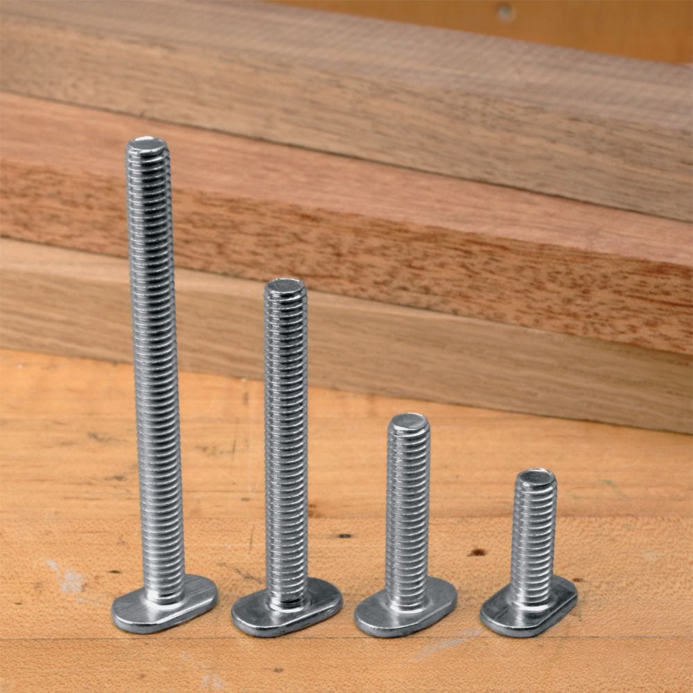 Forged T-Slot Bolt 1-8 thread 1" Slot Head 1-7/16"wide 15/32"thick 10"under head 