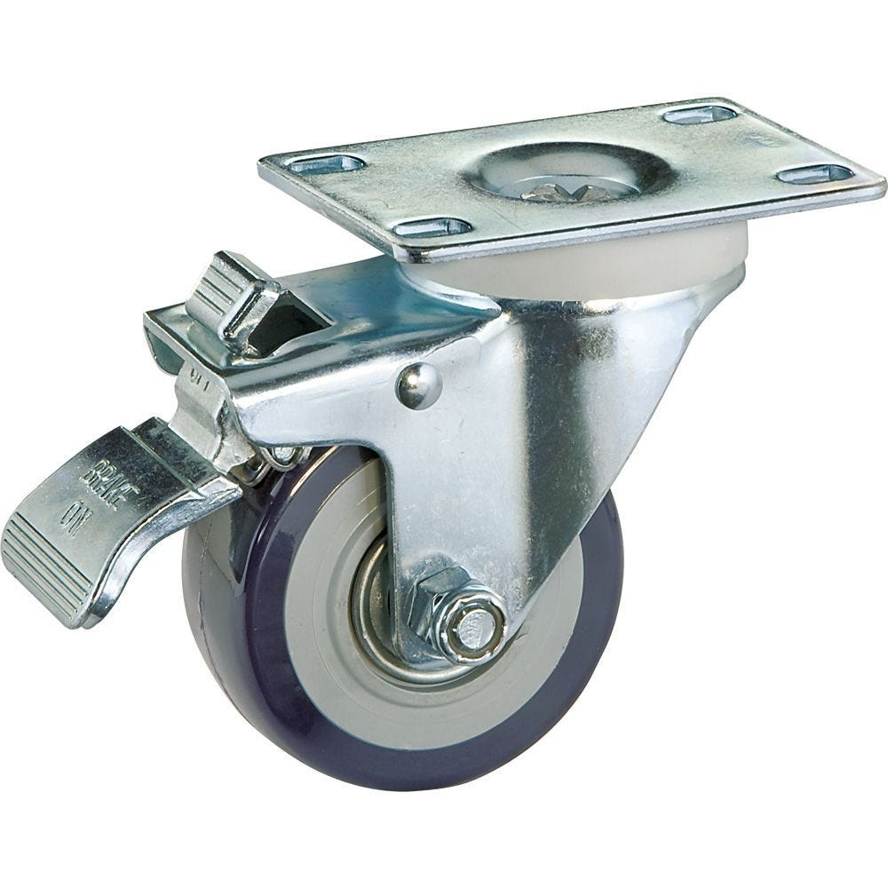 3 sizes Hardwood Casters Sold in Pairs With or Without Ball Bearings 