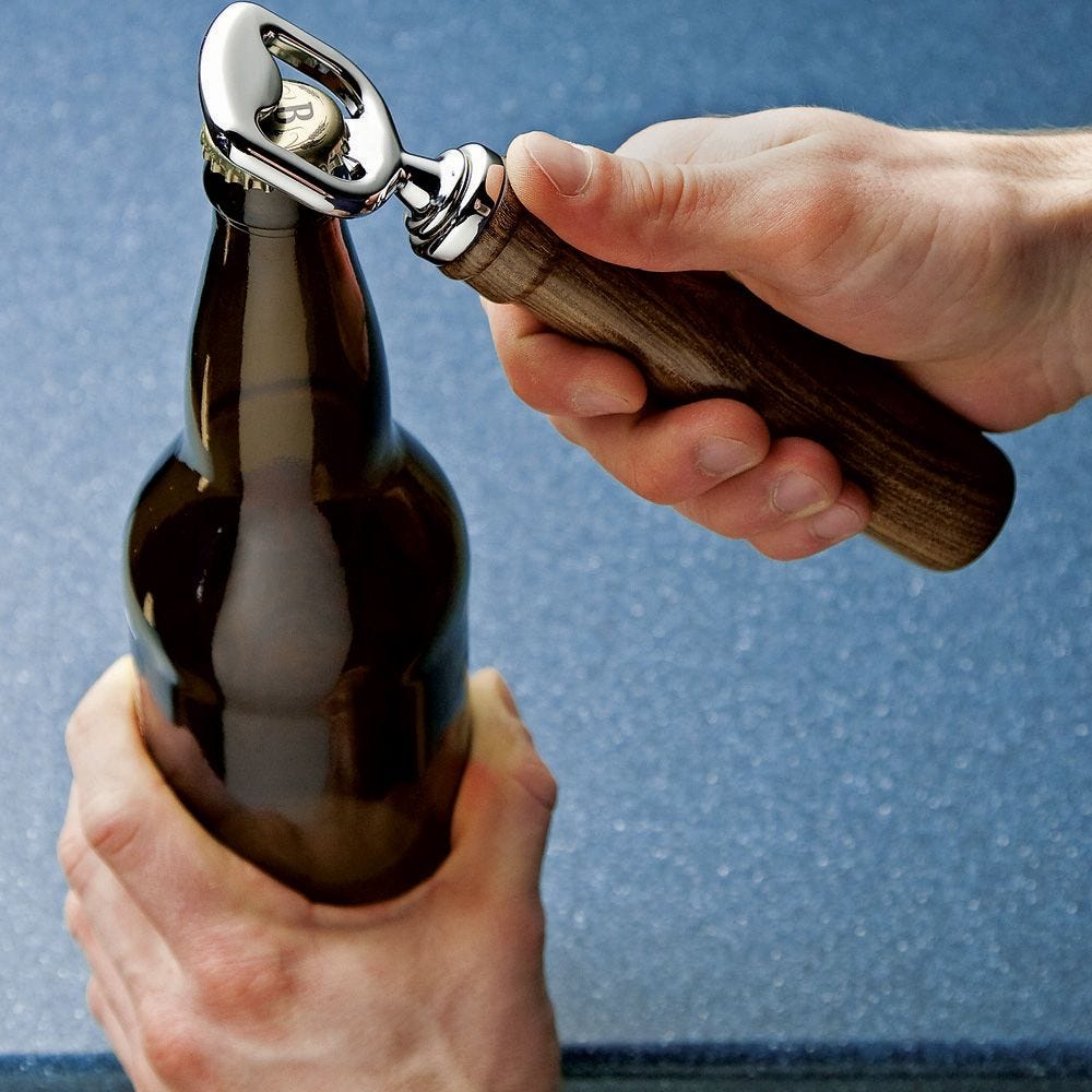 10pcs Free Ship Beer Soda Cap Bottle Opener Wood Turning Kit Pop Bar Tool 