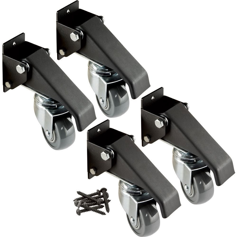 4 in Casters with Lock 4-Pack