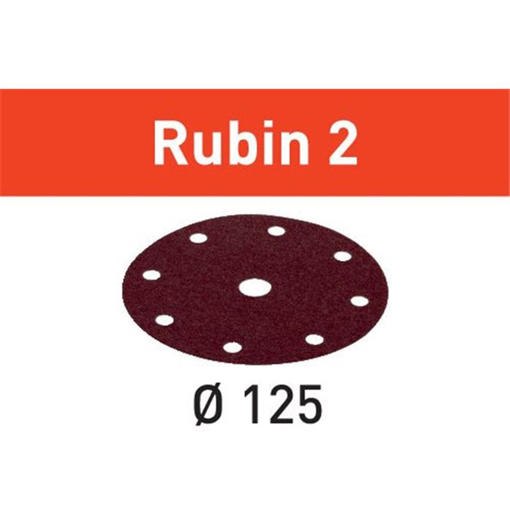 Festool STF D150/48 P80 RU2/50 Wood Sanding Discs RUBIN 2-575188 50 Pack 
