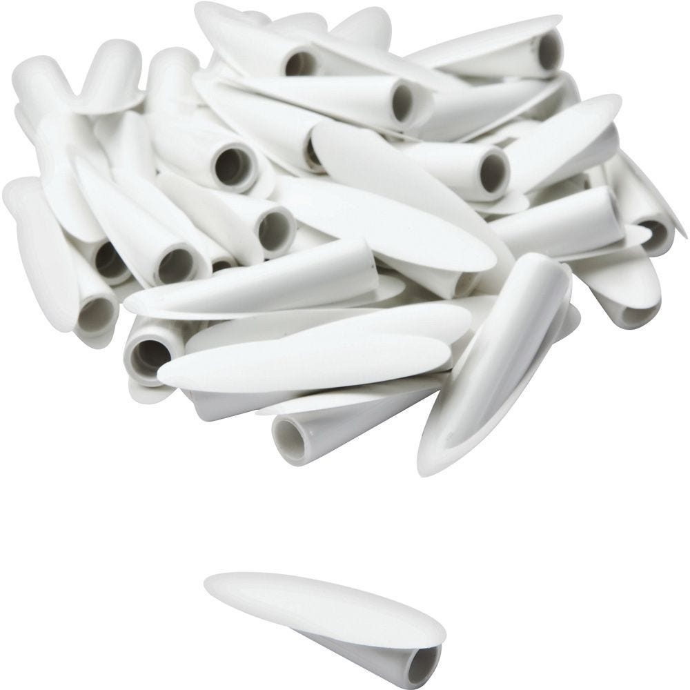 Kreg CAP-WHT-50 White Plastic Plugs 50-Count 