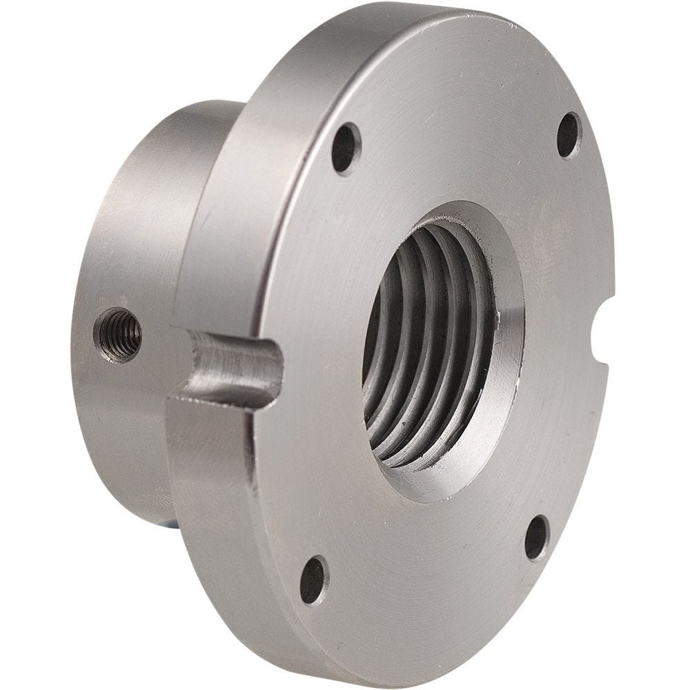 8" Diameter lathe Face Plate With your choice of  threaded hole 