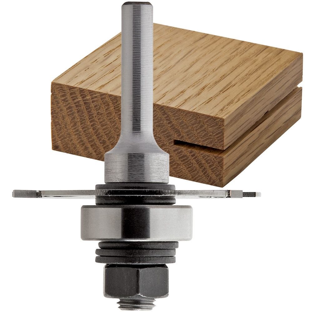 1/16" Carbide Height Freud Tools 63-100 2" x 2-3/8" Slotting Cutter Router Bit 