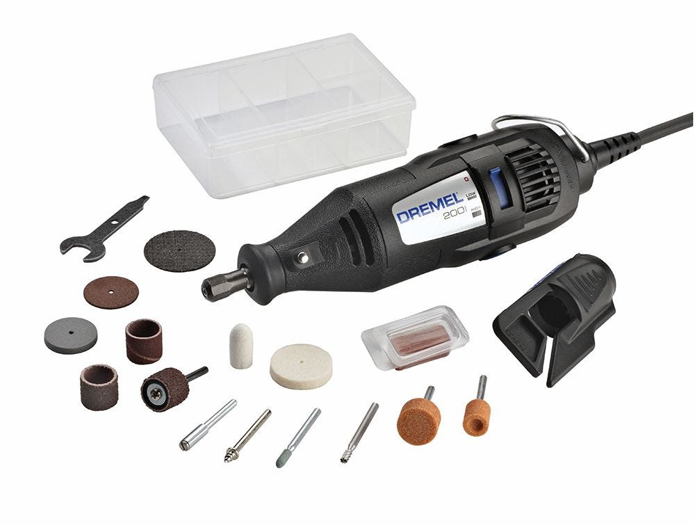 Dremel 200-1/15 Two-Speed Rotary Tool with Accessory Kit | Rockler Woodworking Hardware