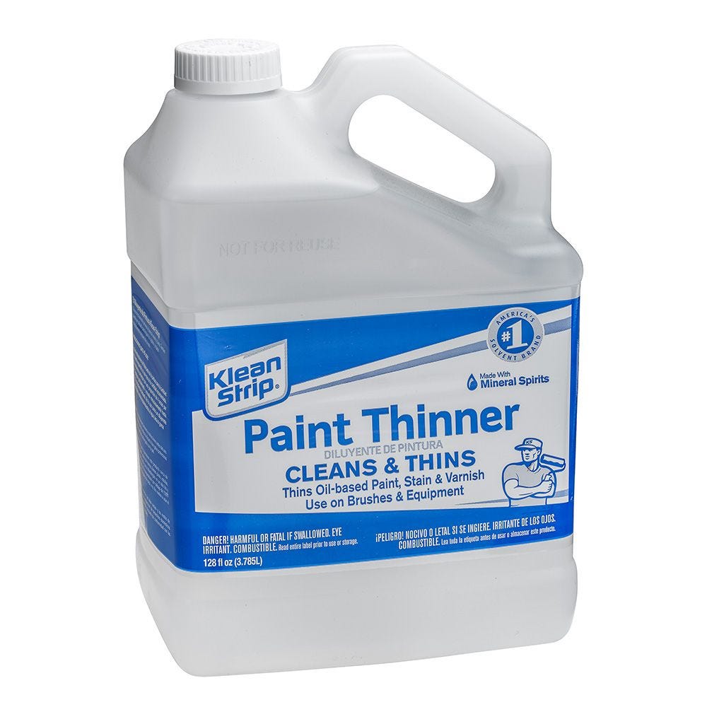 how to apply paint thinner