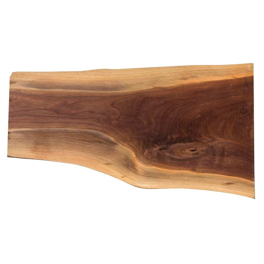 Slab Lumber Large Live Edge Black Walnut Figured Blank Wood